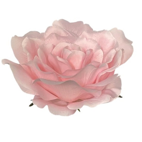 Giant Silk Roses Pink 130cm VM Display Prop Artificial Flowers